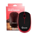MOUSE QUASAD QM-610 WIRELESS ROJO