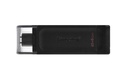 FLASH MEMORY KINGSTON DATATRAVELER 70 DT70 64GB USB-C NEGRO