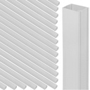 CEILING ENTRY RACEWAY 1 1-4 BLANCO (10SETS-BAGS)