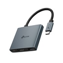HUB TP-Link USB Tipo-C 3 in 1 con Puerto HDMI 4K 60Hz Silver
