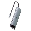 HUB TP-Link USB Tipo-C 9 in 1 con Puerto HDMI 4K 60Hz. SD microSD Fast Charge Silver