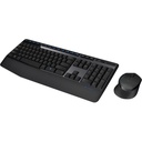 TECLADO-MOUSE COMBO LOGITECH MK345 NEGRO WIRELESS USB RESISTENTE A SALPICADURAS
