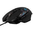 MOUSE LOGITECH GAMING G502 NEGRO HERO 16K G-HUB PESO AJUSTABLE RGB LIGHTSYNC USB ALAMBRICO