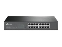 SWITCH TP-LINK 16PORT GIGABIT RJ45 GIGABIT 10-100-1000MBPS RACK-MOUNTABLE NEGRO