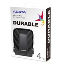 DISCO DURO ADATA 4TB HD710 USB 3.1 ANTISHOCK WATERRESIST EXTERNO NEGRO