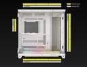 CASE CORSAIR ATX TRIPLE CAMARA AIR 5400 LX-R RGB iCUE LINK Tempered 2USB3.2 HD-Audio Mid-Tower White