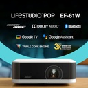 PROYECTOR EPSON Smart Portatil Lifestudio POP EF-61 Full-HD Blanco Calido 150Inch
