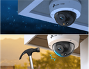 CAMARA TP-LINK VIGI C240 2.8MM DOMO EXT. 4MP FULL COLOR WDR 30MTS ETHERNET IP67 IK10 POE DC12V