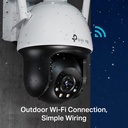 CAMARA TPLINK VIGI WIFI C540W 4MM NETWORK GIRO-INCLINACION OUTDOOR 4MP 2560x1440 IP66