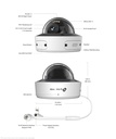 CAMARA TP-LINK VIGI INSIGHT 285 TIPO DOMO 2.8MM INT-EXT 8MP VIS. NOCT. COLOR IP67 ENET POE DC12V