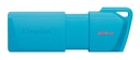 Kingston - USB flash drive - 64 GB - USB 3.2 Gen 1 - NEON Aqua Blue