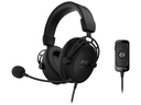 HyperX Cloud Alpha S - Auricular - tamaño completo - cableado - conector de 3,5 mm - negro