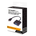 ADAPTADOR ARGOM HDMI TO VGA NEGRO
