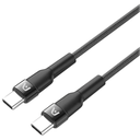 CABLE ARGOM CB-0049BK TYPE-C TO TYPE-C 100W NYLON BRAIDED DURA SPEED 1.8M BLACK