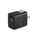 CARGADOR DE PARED ARGOM 38W PRO PD TYPE-C USB ARG-AC-0122BK BLACK