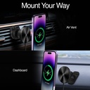 CAR MOUNT ARGOM WIRELESS FAST CHARGER MAGNETIC M4 NEGRO