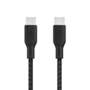Belkin BoostCharge - Cable USB - 24 pin USB-C (M) a 24 pin USB-C (M) - 2 m - negro
