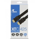 Xtech - Video / audio cable - HDMI - FLAT - 25 pies