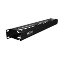 Nexxt Solutions - Conducto de organización de cables de bastidor (horizontal) - 1U - 19"
