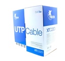 Xtech - Cable al por mayor - RJ-45 (M) a RJ-45 (M) - 305 m - UTP - CAT 5e - gris