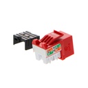 Nexxt Solutions Infrastructure - Keystone Jack - Category 6 - Cat6 Unshd KJ Red