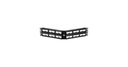 Panduit MINI-COM Angled Modular Faceplate Patch Panels - Patch panel - 2U - 19"/23" - 48 ports