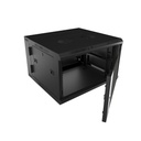 Nexxt Solutions - Rack armario - instalable en pared - RAL 9005, negro barniz - 12U - 19"