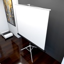 Klip Xtreme KPS-102B - Pantalla de proyección con trípode - 86 pulgada ( 218 cm ) - 4:3 - Matte White