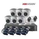1 DS-7216HGHI-M1(C) + 2 DS-2CE16D0T-IRPF +6 DS-2CE56D0T-IRPF + 8 DS-1H18-A
