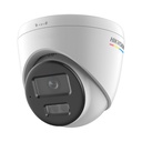 CAMARA IP TURRET CON LUZ HIBRIDA COLOR VU 2MP L 28MM CON MICROFONO