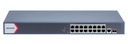 SWITCH POE 16 CH 10/100/1000MB + 1 10/100/1000MB + 1 FIBRA GIGABITE 230W
