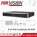 NVR 8CH CAPACIDAD 80MB 1HDD ACUSENSE