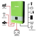 Inversor Off Grid 2000Watts 120V 24Vdc Cargador Solar Ups/Inversor, Salida Sinusoidal Pura Controlador Carga Solar Interno 60Amp(Pwm) Conmutación, Multi-Etapa De Carga, Chip Inteligente 4 Modos Operación: Normal/Bypass/Solar/Ahorro De Energía