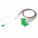 SPLITTER PLC 1X16 SC/APC G657A1 900µM ENTRADA COLOR BLANCO SALIDA COLORES INTERNACIONALES