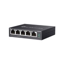SWITCH 5 PUERTOS, 4 POE+ GIGABIT + 1 NON POE GIGABIT NO-ADMINISTRABLE