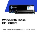 TONER HPINC 201X CYAN LASERJET M252/227W 2300 PAG CF401X