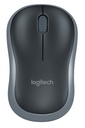 MOUSE LOGITECH M185 NEGRO-PLATEADO WIRELESS USB PLUG AND PLAY