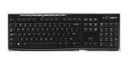 TECLADO LOGITECH K270 NEGRO WIRELESS MULTIMEDIA USB BLACK