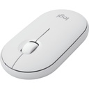 MOUSE LOGITECH M350S PEBBLE 2 BLANCO SILENCIOSO MINIMALISTA BLUETOOH MULTIDISPOSITIVO 4000DPI
