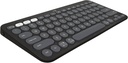 Teclado LOGITECH PEBBLE KEYS 2 K380S Bluetooh SP Negro