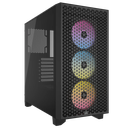 CASE CORSAIR ATX 3000D RGB AIRFLOW TEMPERED GLAS MID-TOWER CASE N-PS 3VEN NEGRO