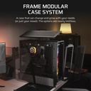 CASE CORSAIR FRAME 4000D RS ARGB Modular Mid-Tower Tempered Glass USB-C 2USB-A Black