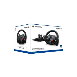 VOLANTE DRIVING LOGITECH G29 NEGRO PS3-PS4-PC SIMULACION INMERSIVA-PEDALES AJUSTABLES