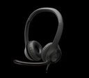 HEADSETS LOGITECH/H390/USB-C/MIC. CANCEL. RUIDO/CABLE 1.9M/100KHZ/MIDNIGHT BLACK