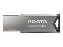 FLASH MEMORY ADATA 64GB-UV250 USB2.0 METALICA