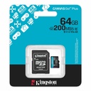 Micro-SDXC 64GB Canvas Go Plus 200MB-s Categoria 10 A2 U3 V30 Card with Adapter