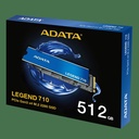 SSD ADATA LEGEND 710 512GB PCIE GEN3 M.2 2280 3Y